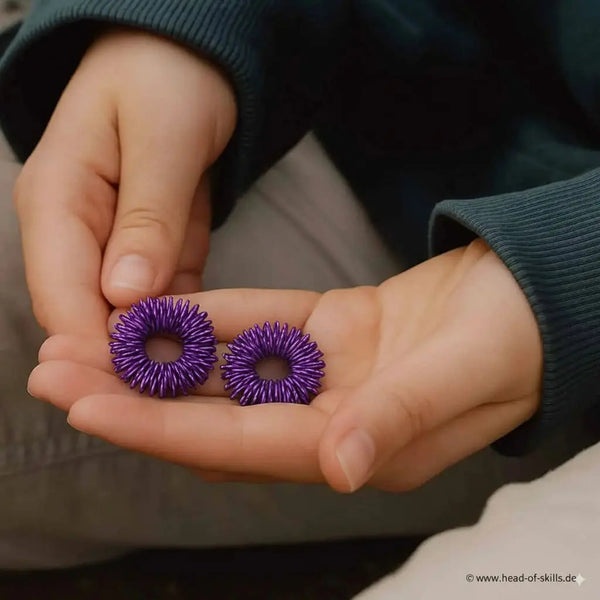 Fingermassage-Ring Purple