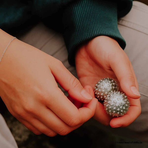 Igelball-Set S Silver