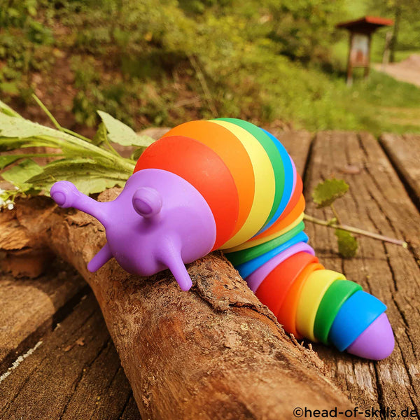 Skills bei Anspannung | Finger Regenbogen-Schnecke