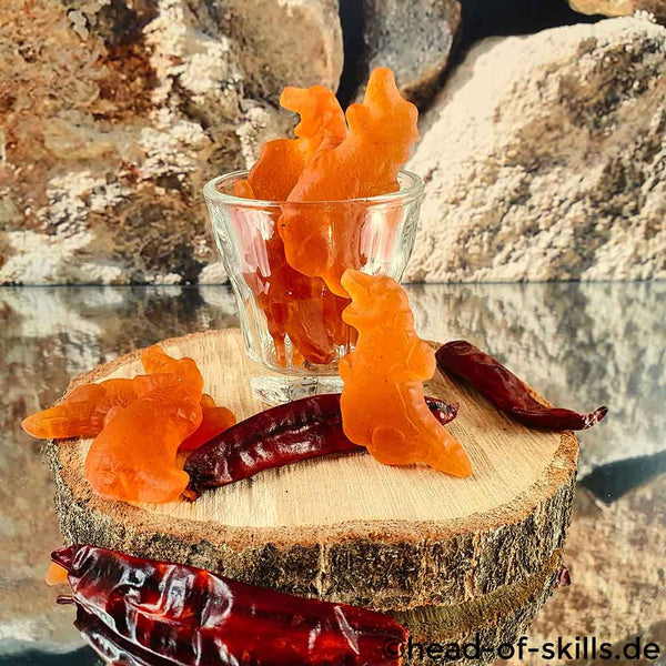 Skills bei Anspannung | Fruchtgummis Chili Krokodile