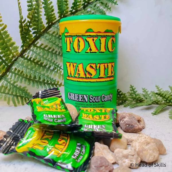 Toxic Waste Mega Saure Bonbons Head of Skills