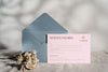 Wertgutschein Rosa & Florales Muster Printversion