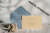 Wertgutschein Beige & Geschenk-Motiv Digital (PDF)