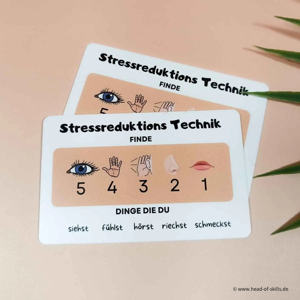 5-4-3-2-1 Notfallkarte 