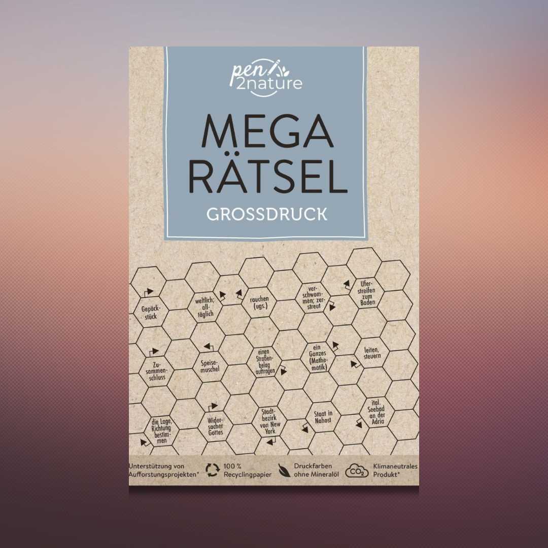 Mega-Rätsel Großdruck