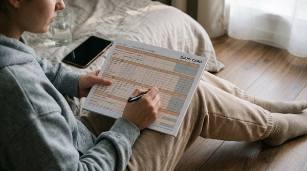 Diary Card Wochenblock 