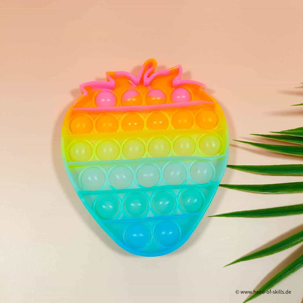 Fidget Bubble Pop Glow in the Dark Strawberry 