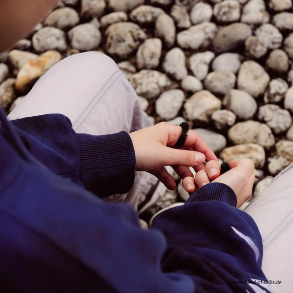 Fingermassage-Ring Black 