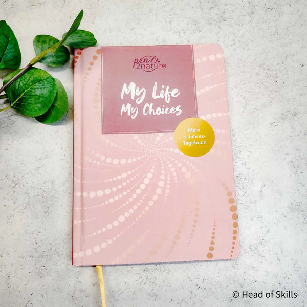 My Life My Choices 3-Jahres-Tagebuch Head of Skills