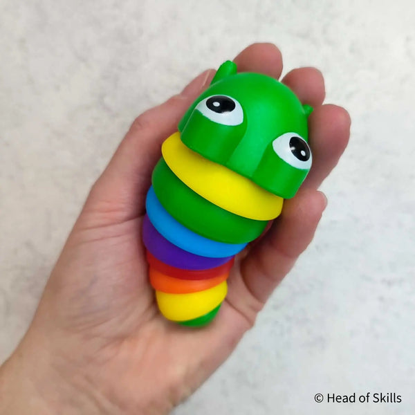 Mini Regenbogen-Raupe Head of Skills