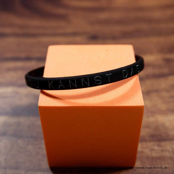 Silikon Armband Du kannst das! 