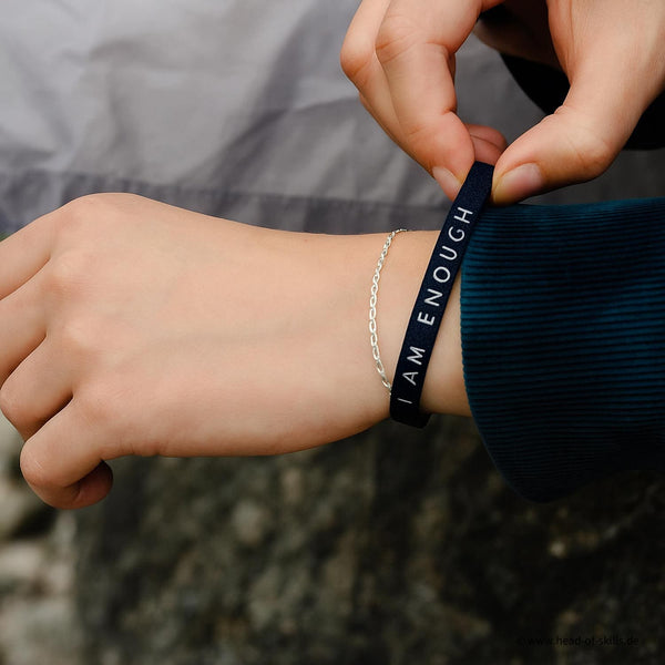 Silikon Armband I am Enough 