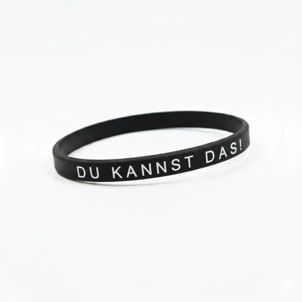 Silikon Armband "Du kannst das!" 