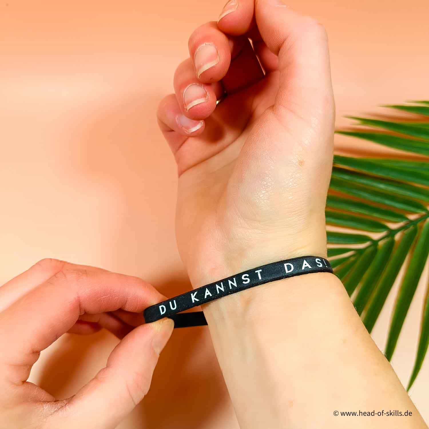 Silikon Armband Du kannst das!