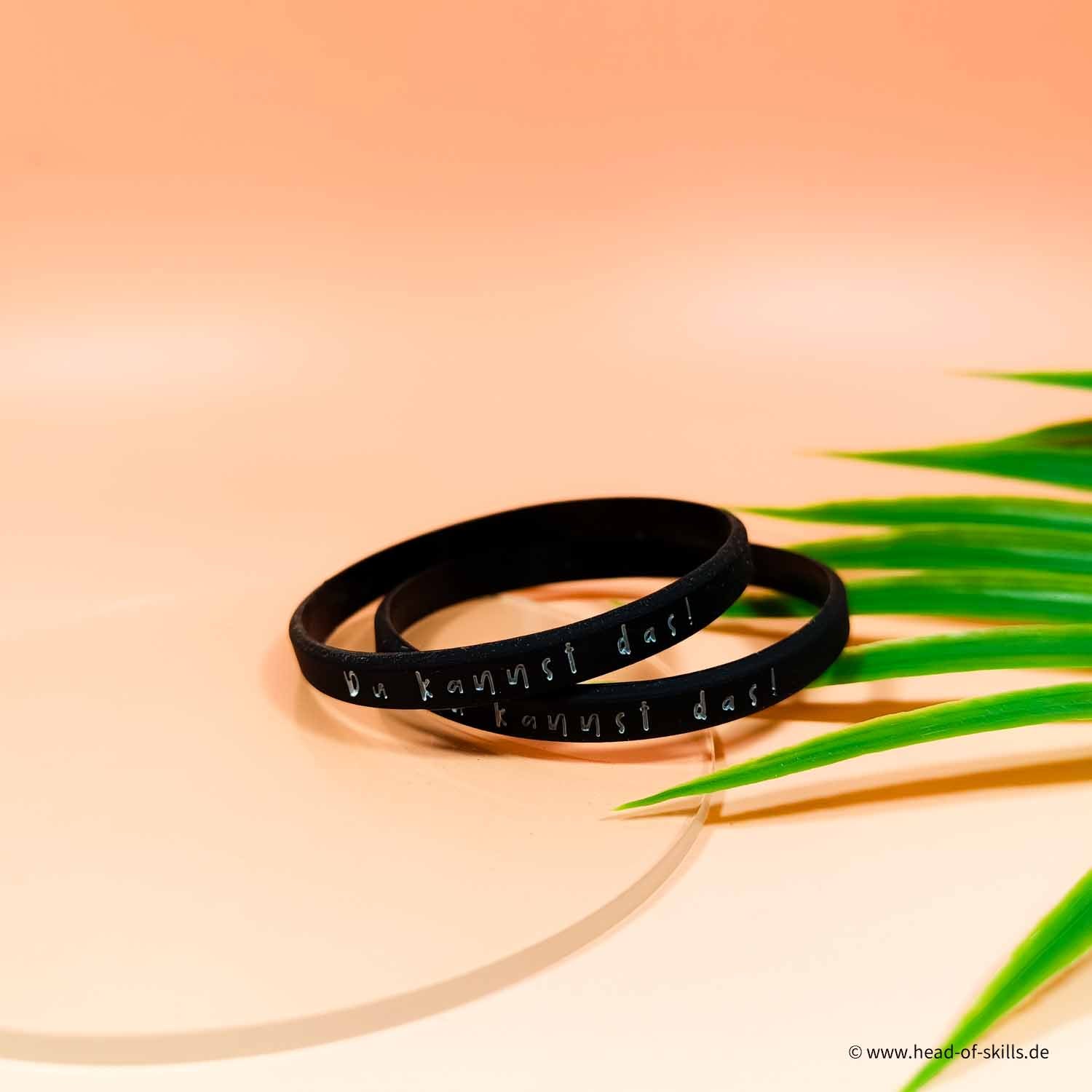Silicone Bracelet Slim "Keep going..."