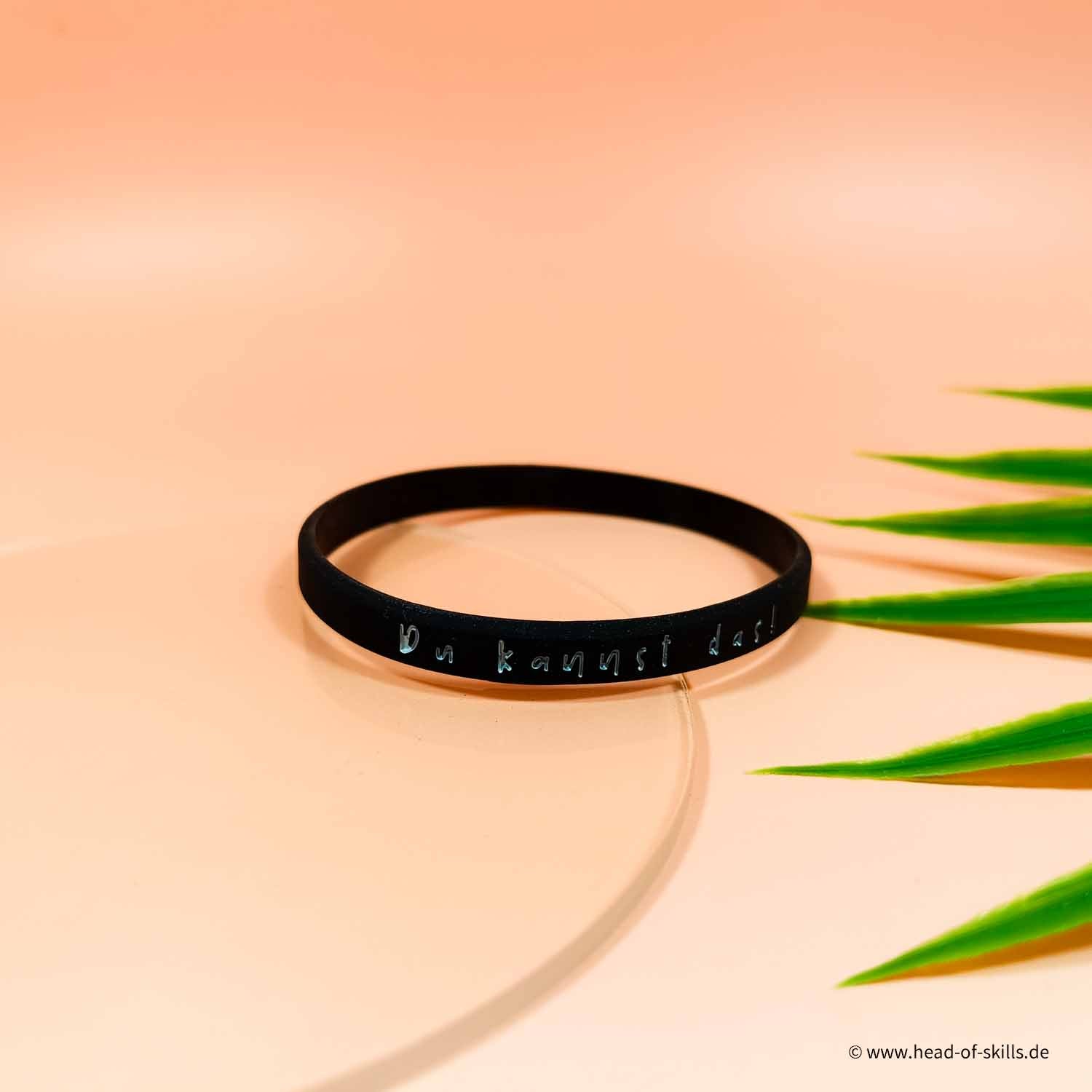 Silicone Bracelet Slim "Keep going..."
