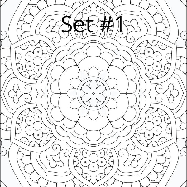 Mandalas bei Anspannung, zur Beruhigung