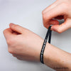 Skills bei Anspannung | Silikon Armband Slim "Keep going..."