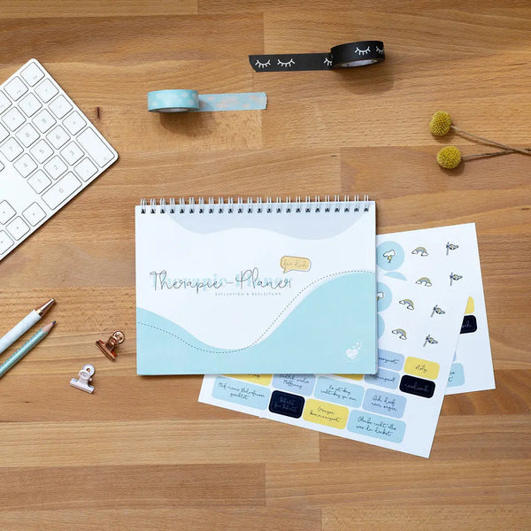 Therapie-Planer + Stickerbogen "Gefühle"