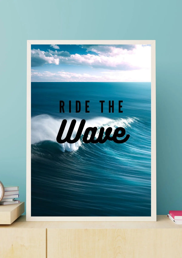 Ride the Wave Poster | Digital Download Head of Skills