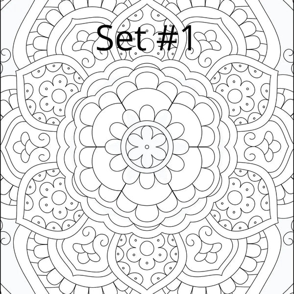 Mandalas bei Anspannung, zur Beruhigung